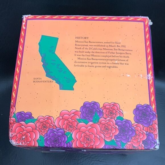 Mervyns California Mission San Buenaventura 1998 Vintage Lighted Christmas - Picture 9 of 13